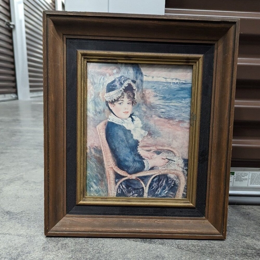 By the Seashore by Pierre-Auguste Renoir 8" x 10" Impressionist‎ Framed Print
